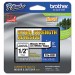 Brother P-Touch TZES231 TZe Extra-Strength Adhesive Laminated Labeling Tape, 1/2w, Black on White BRTTZES231