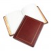 Wilson Jones WLJ039611 Looseleaf Minute Book, Red Leather-Like Cover, 250 Unruled Pages, 8 1/2 x 11 0396-11