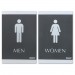 U.S. Stamp & Sign 4248 ADA Restroom Sign for Men & Women USS4248