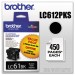 Brother LC612PKS LC612PKS Innobella Ink, Black, 2/PK BRTLC612PKS